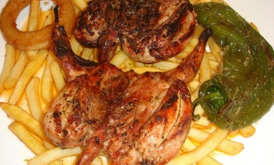 Codornices a la brasa